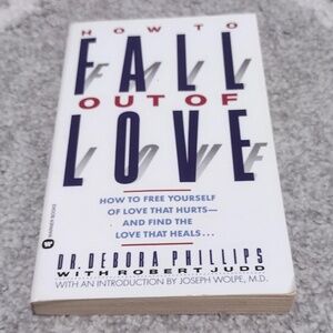 How to Fall Out of Love by Dr. Debora Phillips (1978 Paperback) New Excellent